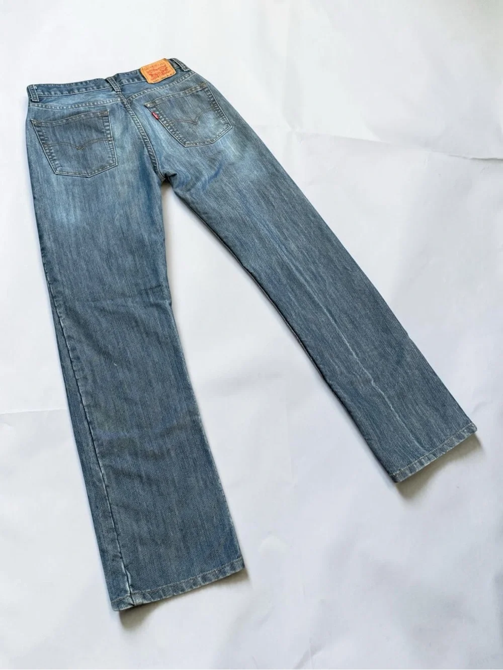 Levi's 514 Size 20 Slim Straight Fit Blue Jeans Denim Cotton W28 L30 EUC Teens